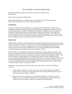 Process Models in Software Engineering