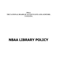 Library - National Board of Accountants and Auditors