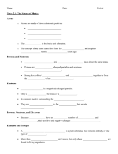 Chapter 2 Notes