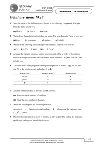 C3 Homework and answers