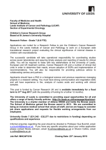 Job Description - Jobs at the University of Leeds