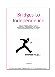 Bridges to Independence Part 1