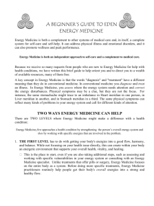 Printable  file - The Energy Medicine Institute