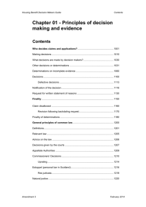 Chapter 1 - Department for Social Development