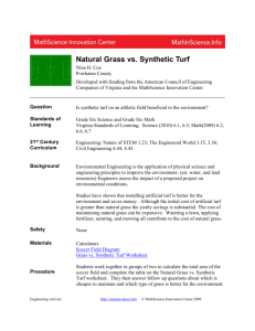 Natural Grass vs. Synthetic Turf