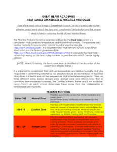 Heat Illness Awareness & Practice Protocol