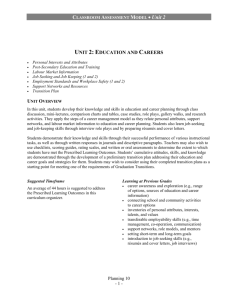 UNIT 2: EDUCATION AND CAREERS