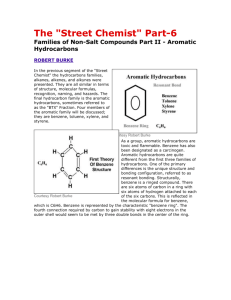 Aromatic Hydrocarbons - suttercountyfire .org