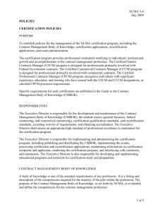Board Brief 2010-06, Att 3 Proposed Revision to Policy 5