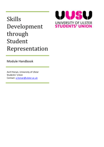 Skills Development through Student Representation