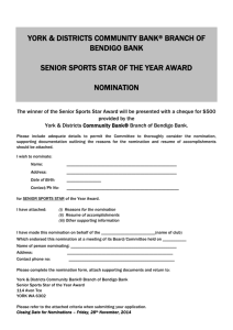 Senior Sports Star of the Year