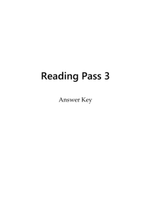 Reading Pass 3