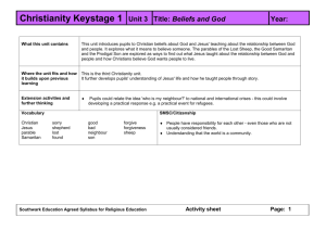 Christianity unit3