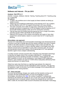 SW Analysis: Vital CPD v2_1 - Digital Education Resource Archive