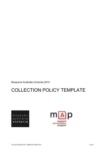 MAP Collection Policy Template