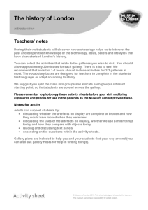 Teachers` notes - Museum of London