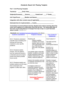 Weatherand Seasons UNIT - Kentucky Academy of Technology