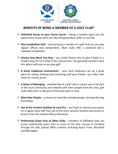 Generic Benefits - Scottish Golf Union