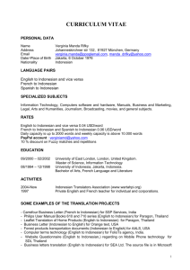 CURRICULUM VITAE