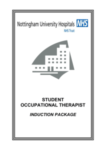 Induction Pack - Nottingham University Hospitals NHS Trust