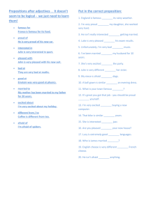 Prepositions after adjectives . It doesn`t seem to be logical