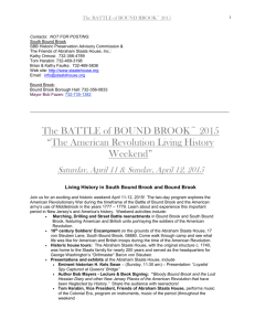 The BATTLE of BOUND BROOK~ 2015