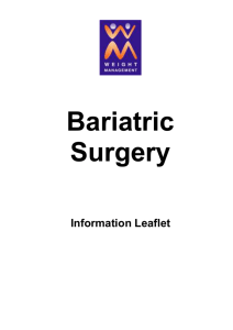 Bariatric-Surgery Information Leaflet