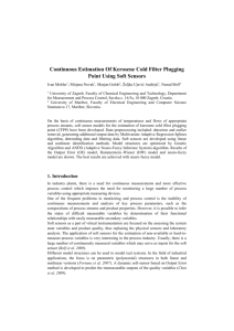 Continuous Estimation Of Kerosene Cold Filter Plugging