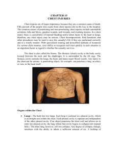 Chapter 15 Chest Wounds