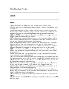 Jonah - Bible, King James Version