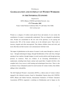 Globalization and its Impact on Women Workers in the
