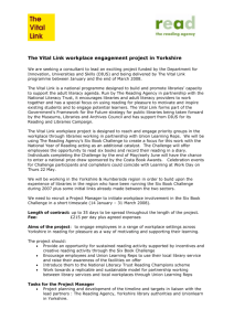 The Vital Link workplace engagement project in