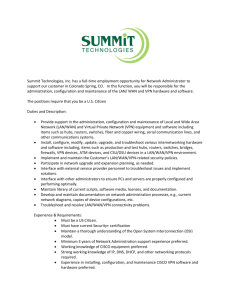 4896 Network Admin for US AFA Colorado Springs Summit