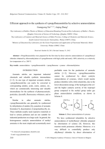 Efficient Approach to the Synthesis of iPropylbenzonitriles by