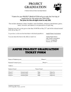 Ticket Form - Amphitheater School District