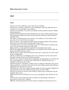 Joel - Bible, King James Version