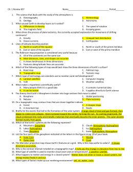 Ch 1 study guide answer key