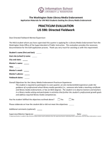 Practicum (LIS 590) Evaluation Form