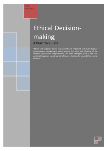 Ethical Decision-making