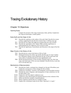 CH 15 Tracing Evolutionary History