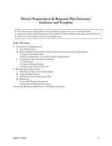 District Planning Guidance and Template (May 2009)