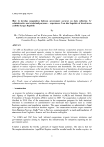 Kazkyr iaos paper june 08 - International Statistical Institute