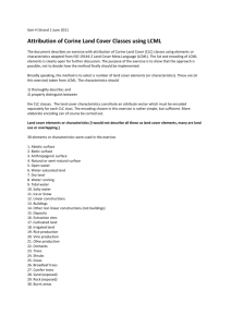Attribution of Corine Land Cover Classes using LCML