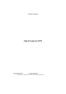 Sale of Land Act 1970 - 03-g0-00