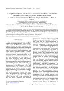 A catalytic crossed-aldol condensation of ketones with aromatic and