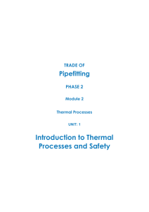 1.0 Thermal Processes for Pipefitting