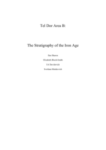 The Stratigraphic Framework for Area B