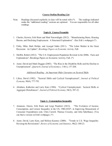 Course Outline/Reading List Note: Readings discussed explicitly in