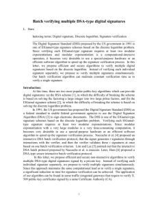 Efficient Way for Verifying RSA Digital Signature