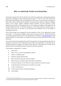 How to control the North Area beam lines